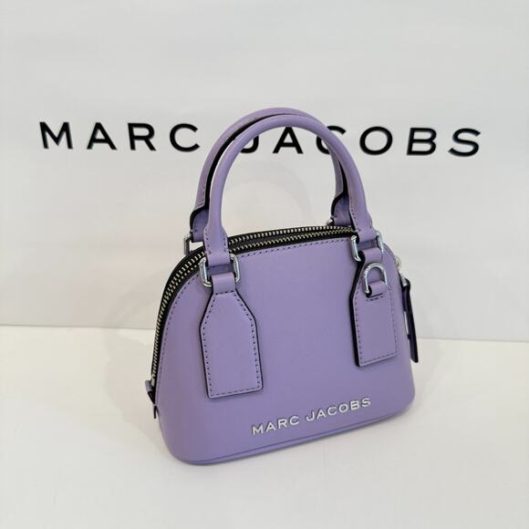 Marc Jacobs Mini Dome Tote Crossbody 4R5SMN004S02 Lilac - Picture 3 of 16